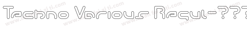 Techno Various Regul字体转换